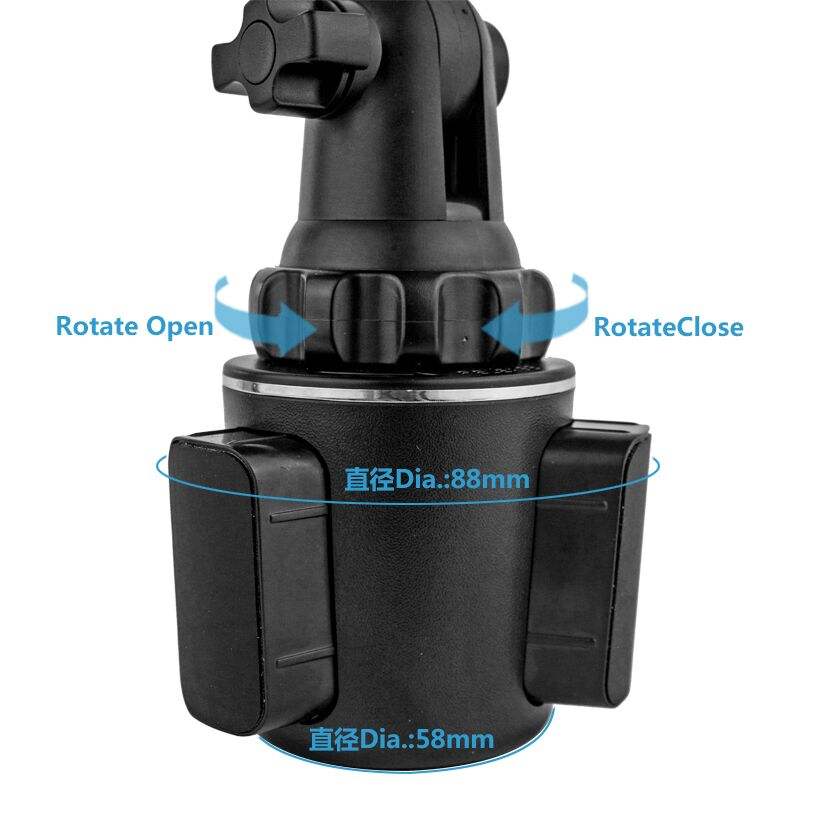 Universal Car Cup Holder Phone Mount - Customizable Brand, 360° Adjustable | Shenzhen Huaxin Technol